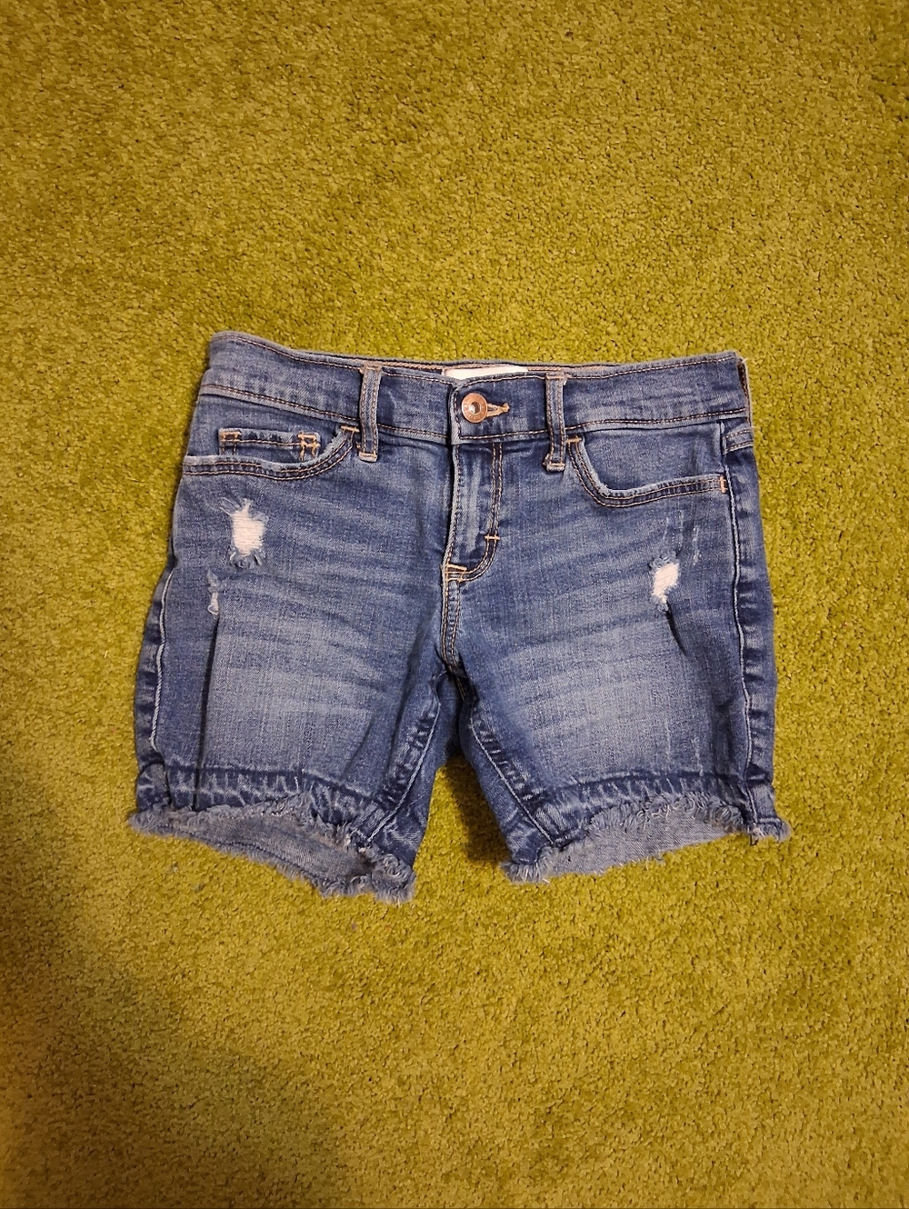 EUC Abercrombie Kids Jean Shorts Size Girls 9/10